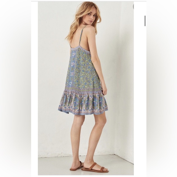 Spell & the Gypsy Collective- Jasmine Strappy Mini in Jade Size XXS 💚💙 🦄 - Picture 4 of 9